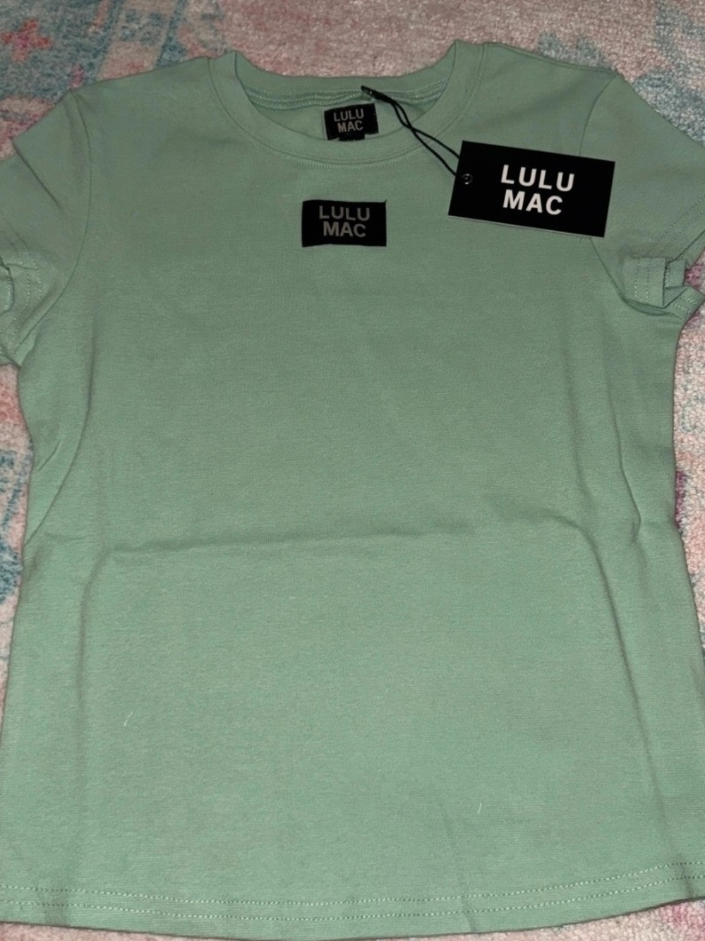 Girls' Mint Green Short Sleeve Tee - Classic Crew